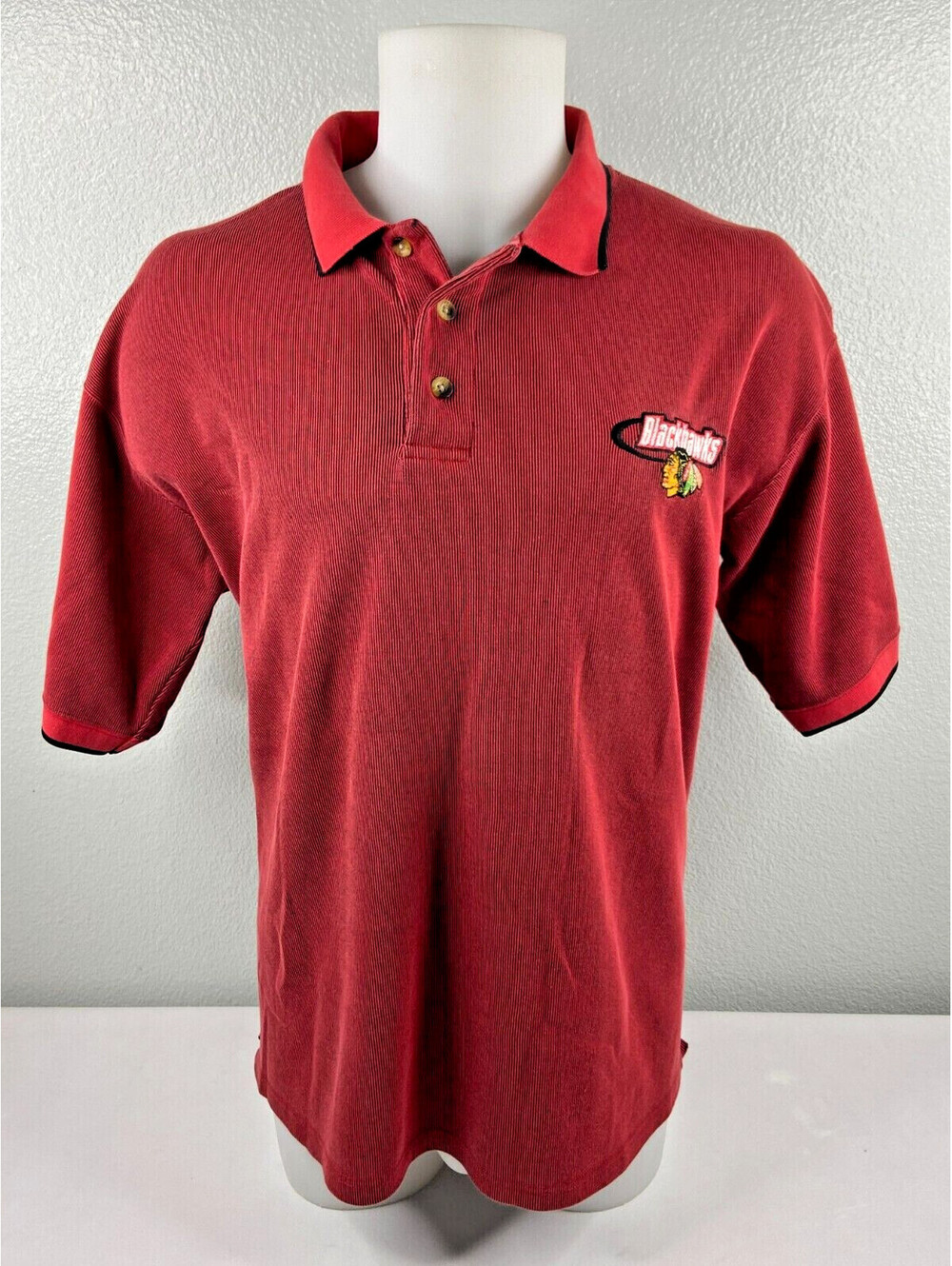 Chicago Blackhawks Men Polo Shirt XL The Coolest Game Hockey